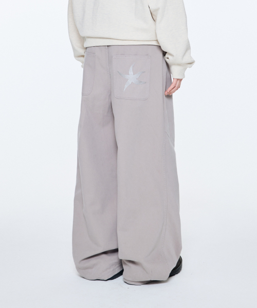 THECOLDESTMOMENT(ザコールデストモーメント)の「TCM washed starfish chino pants (beige)(その他パンツ・レディース・その他・S/M/L)」の1枚目の写真