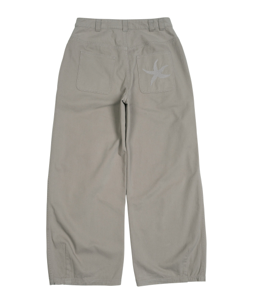 THECOLDESTMOMENT(ザコールデストモーメント)の「TCM washed starfish chino pants (beige)(その他パンツ・レディース・その他・S/M/L)」の2枚目の写真