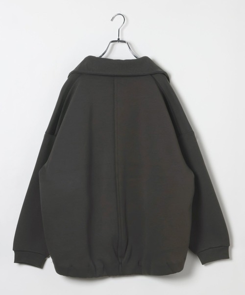 LEPSIM（レプシィム）の「パフエアZIPカーディガン　645411（カーディガン/ボレロ・レディース・チャコールグレー/グレー/オフホワイト・FREE）」の4枚目の写真