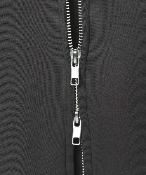 LEPSIM（レプシィム）の「パフエアZIPカーディガン　645411（カーディガン/ボレロ・レディース・チャコールグレー/グレー/オフホワイト・FREE）」の11枚目の写真