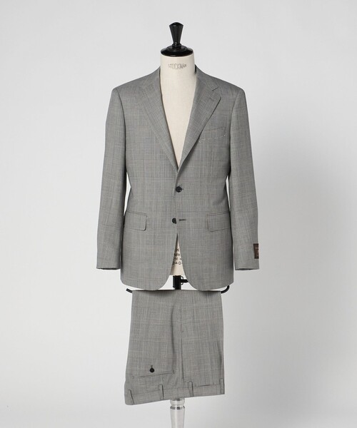 UNITED ARROWS（ユナイテッドアローズ）の「プリンス オブ ウェールズチェック シングル 3ボタン スーツ REGULAR MODEL（セットアップ・メンズ・グレー系・46/50/48）」の19枚目の写真