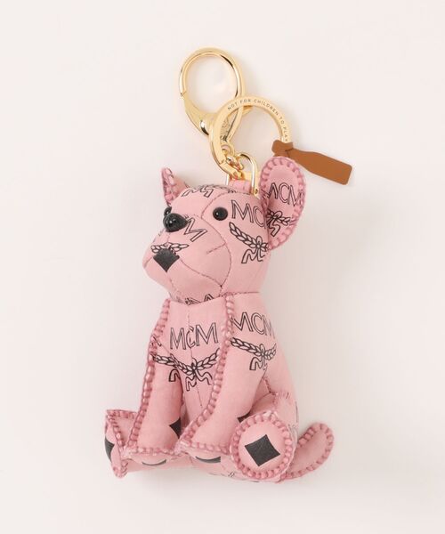 MCM（エムシーエム）の「MCM/エムシーエム/Aren フレンチブルドッグ　チャーム（キーホルダー・レディース・ピンク・F）」の4枚目の写真