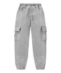 INJIACTIVE（インジアクティブ）の「フリースカーゴジョガー メランジグレー（スウェットパンツ）」