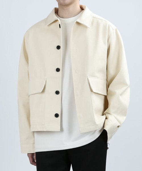 VERYVAIN(ベリベーン)の「LID CROP JACKET (CREAM)(デニムジャケット・メンズ・その他・ONE SIZE)」の1枚目の写真