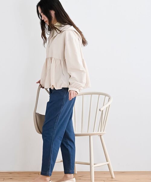 rps(アールピーエス)の「ストレッチデニムテーパードパンツ(デニムパンツ・レディース・ネイビー/ブルー・L/M)」の12枚目の写真