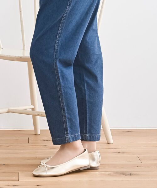 rps(アールピーエス)の「ストレッチデニムテーパードパンツ(デニムパンツ・レディース・ネイビー/ブルー・L/M)」の16枚目の写真