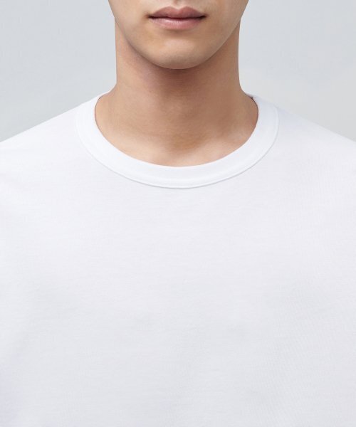 MUSINSA STANDARD（ムシンサスタンダード）の「クルーネック7部Tシャツ[ホワイト]（Tシャツ/カットソー・メンズ・その他・LARGE/MEDIUM/SMALL/X-LARGE）」の3枚目の写真