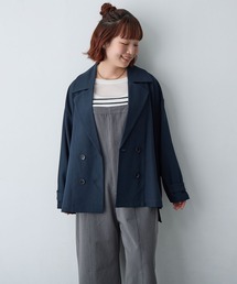 anyfee（エニフィー）の「【anyfee/大きいサイズ】トレンチライクショートブルゾン(2026SS)（トレンチコート）」