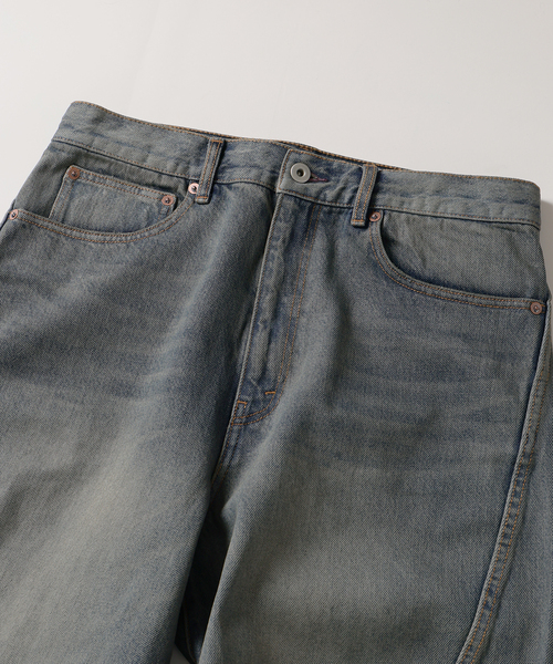 JOURNAL STANDARD（ジャーナルスタンダード）の「3D グレー 後染め キャノン パンツ（デニムパンツ・メンズ・チャコールグレー/ネイビー/ブルー系その他・SMALL/MEDIUM/LARGE）」の5枚目の写真