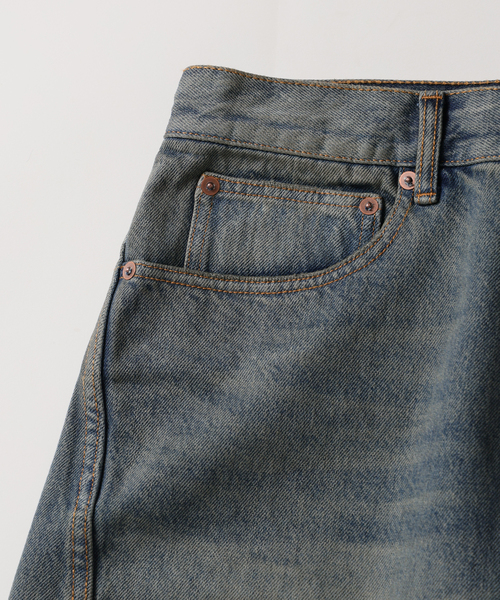 JOURNAL STANDARD（ジャーナルスタンダード）の「3D グレー 後染め キャノン パンツ（デニムパンツ・メンズ・チャコールグレー/ネイビー/ブルー系その他・SMALL/MEDIUM/LARGE）」の6枚目の写真