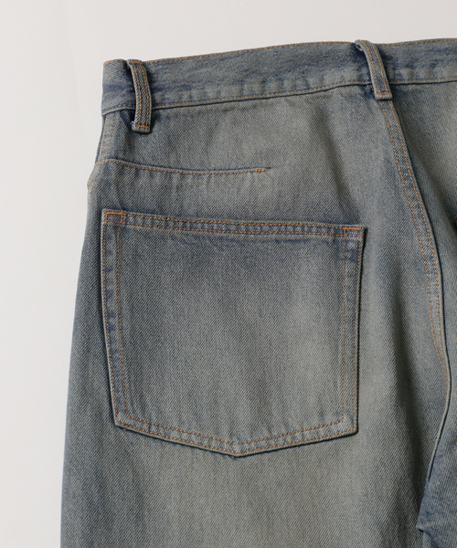 JOURNAL STANDARD（ジャーナルスタンダード）の「3D グレー 後染め キャノン パンツ（デニムパンツ・メンズ・チャコールグレー/ネイビー/ブルー系その他・SMALL/MEDIUM/LARGE）」の9枚目の写真