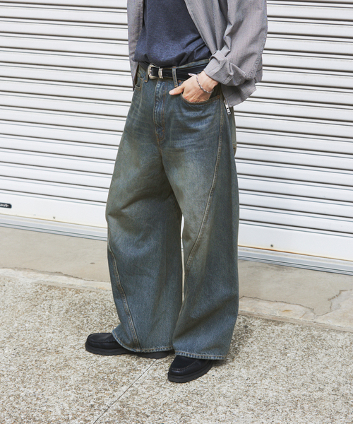 JOURNAL STANDARD(ジャーナルスタンダード)の「3D グレー 後染め キャノン パンツ(デニムパンツ・メンズ・チャコールグレー/ネイビー/ブルー系その他・SMALL/MEDIUM/LARGE)」の16枚目の写真