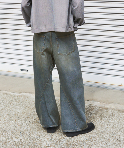 JOURNAL STANDARD(ジャーナルスタンダード)の「3D グレー 後染め キャノン パンツ(デニムパンツ・メンズ・チャコールグレー/ネイビー/ブルー系その他・SMALL/MEDIUM/LARGE)」の18枚目の写真