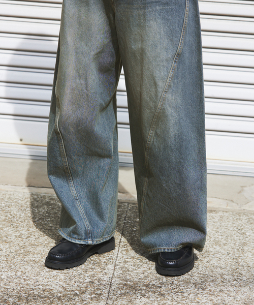JOURNAL STANDARD(ジャーナルスタンダード)の「3D グレー 後染め キャノン パンツ(デニムパンツ・メンズ・チャコールグレー/ネイビー/ブルー系その他・SMALL/MEDIUM/LARGE)」の21枚目の写真