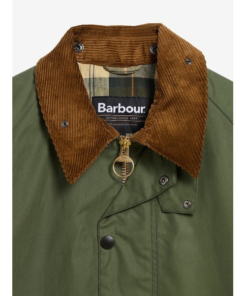 Barbour(バブアー)の「【TRANSPORT / トランスポート】ワックス ジャケット オーバーサイズフィット(ブルゾン・メンズ・カーキ/グリーン・34/36/38/40/42)」の14枚目の写真