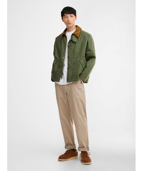 Barbour(バブアー)の「【TRANSPORT / トランスポート】ワックス ジャケット オーバーサイズフィット(ブルゾン・メンズ・カーキ/グリーン・34/36/38/40/42)」の6枚目の写真