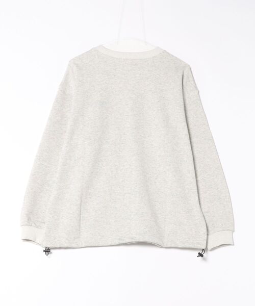 cepo（セポ）の「サイドドロストカラーネップ裏毛スウェットプルオーバー（スウェット・レディース・グレー/オフホワイト・M）」の3枚目の写真