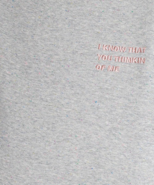 cepo（セポ）の「サイドドロストカラーネップ裏毛スウェットプルオーバー（スウェット・レディース・グレー/オフホワイト・M）」の16枚目の写真