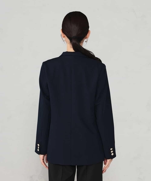 a.v.v(アーヴェヴェ)の「【洗える】ダブルブレストジャケット(テーラードジャケット・レディース・ライトグレー/ネイビー/ベージュ・36/40/38)」の18枚目の写真