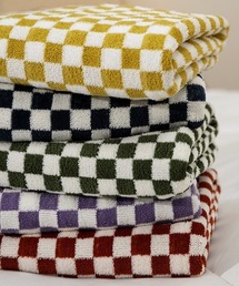 pyornim（ピョルニム）の「【2Pセット】チェッカー柄 バスタオル × フェイスタオル セット 70×140 / 35×75（タオル）」