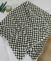 pyornim（ピョルニム）の「【2Pセット】チェッカー柄 バスタオル × フェイスタオル セット 70×140 / 35×75（タオル）」