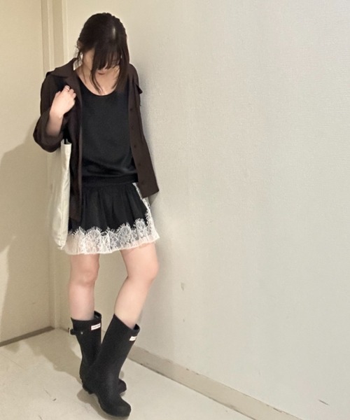 Henon.(ヘノン)の「レースドッキングペプラムトップス(その他トップス・レディース・オフホワイト/ブラック・F)」の21枚目の写真
