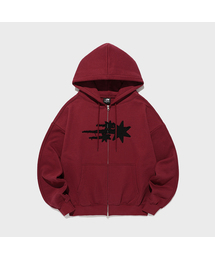 3STAR APPLIQUE HOODIE ZIP UP_5colors(NG2GSUM490A)