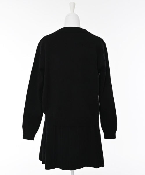 Narcissus（ナルシス）の「カーデセットワンピース（ワンピース・レディース・ブラック/グレー・FREE）」の4枚目の写真