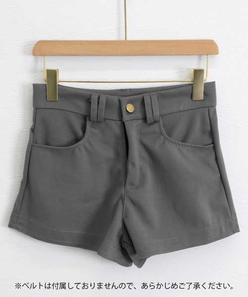 Miniministore(ミニミニストア)の「ウール風ショートパンツハイウエスト短パン(デニムパンツ・レディース・ダークグレー/ブラック/ブラウン・M/S/L)」の18枚目の写真