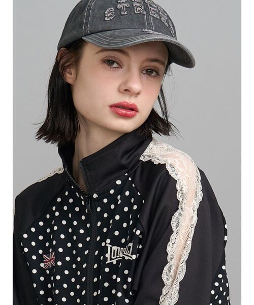 jouetie(ジュエティ)の「【LONSDALE×jouetie】ダメージキャップ(キャップ・レディース・ブラック/カーキ・FREE)」の9枚目の写真