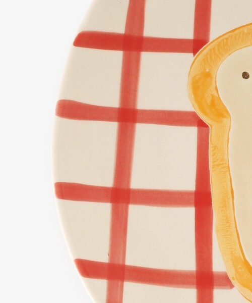 Afternoon Tea（アフタヌーンティー）の「ブレッドプレートL（食器・レディース・レッド・ONE SIZE）」の4枚目の写真