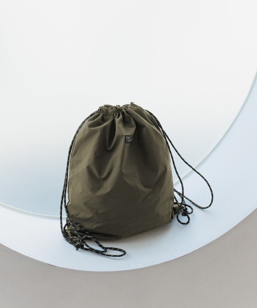 GLOBAL WORK（グローバルワーク）の「洗える撥水ナップサック/641380（バックパック/リュック・キッズ・ブルー系その他6/ブラック/カーキ・FREE）」の3枚目の写真