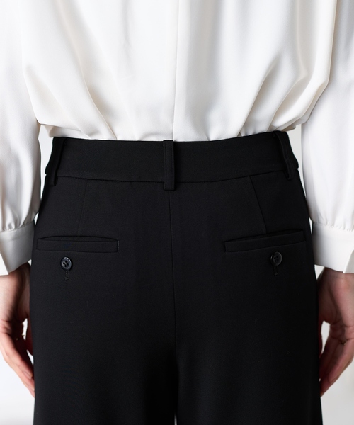 A/C DESIGN BY ALPHA CUBIC（エーシーデザインバイアルファキュービック）の「【アルファブリック】ストレッチワイドパンツ【セットアップ対応・UVカット】（その他パンツ・レディース・ブラック/ネイビー・61/64/67/70/73/76）」の12枚目の写真