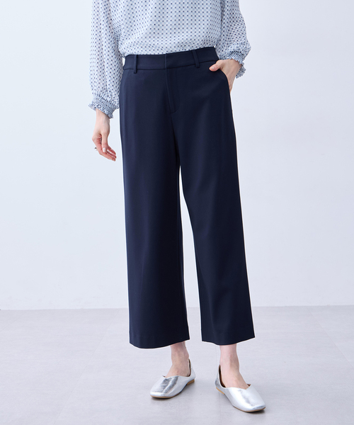 A/C DESIGN BY ALPHA CUBIC（エーシーデザインバイアルファキュービック）の「【アルファブリック】ストレッチワイドパンツ【セットアップ対応・UVカット】（その他パンツ・レディース・ブラック/ネイビー・61/64/67/70/73/76）」の14枚目の写真