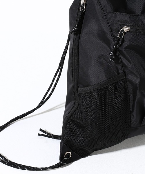 Dickies（ディッキーズ）の「【Dickies】DK ATHLETIC KNAPSACK / ディッキーズ ポリエステル オックス キャンバス ナップサック（バックパック/リュック・メンズ・ネイビー/ベージュ/ブラック/グレー・FREE）」の11枚目の写真