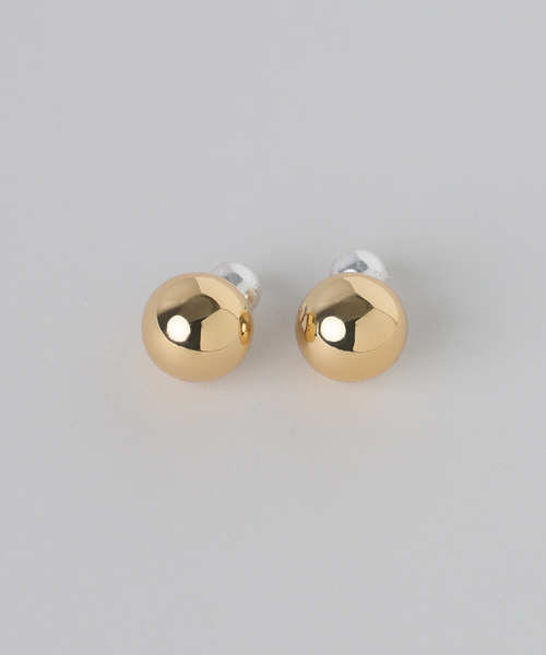 Noble（ノーブル）の「in mood/インムード BOWL pierce（ピアス（両耳用）・レディース・ゴールド/シルバー・FREE）」の5枚目の写真