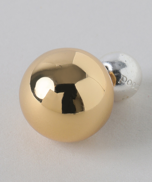 Noble（ノーブル）の「in mood/インムード BOWL pierce（ピアス（両耳用）・レディース・ゴールド/シルバー・FREE）」の9枚目の写真