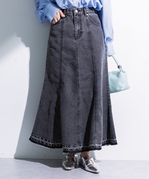 Green　Parks | イージーデニムマーメイドスカート(スカート)