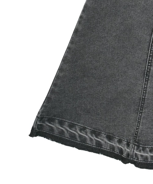 Green　Parks（グリーンパークス）の「イージーデニムマーメイドスカート（スカート・レディース・ブラック/ライトインディゴブルー・L/M）」の16枚目の写真