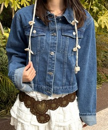 LAC-VERT | ワイドスリーブデニムジャケット(デニムジャケット)