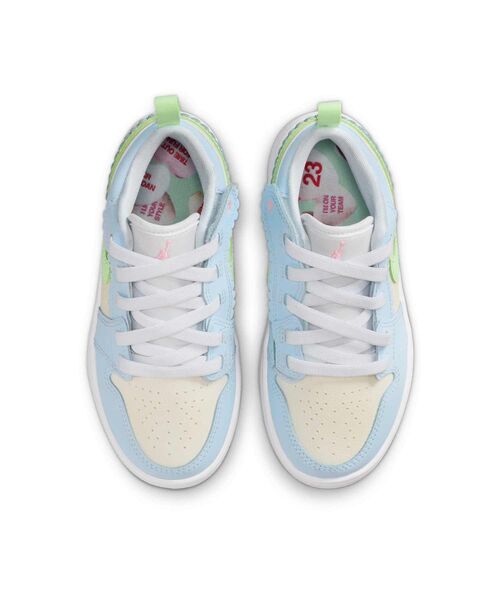 JORDAN BRAND(ジョーダンブランド)の「ジョーダン 1 LOW ALT SE リトルキッズシューズ / Jordan 1 Low Alt SE Little Kids' Shoes IB7117-403 Half Blue(スニーカー・キッズ・ライトブルー・19.5/18.5/17.5/17/22/21.5/21/20.5/20/19/18/16.5)」の4枚目の写真