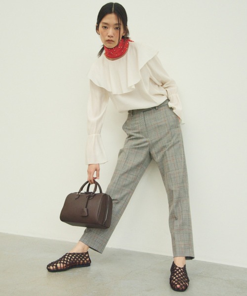Mila Owen（ミラオーウェン）の「後ろゴムテーパードチェックパンツ（その他パンツ・レディース・チェック・0/1/2/00）」の17枚目の写真