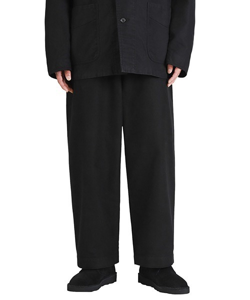 PORTER CLASSIC（ポータークラシック）の「Porter Classic / ポータークラシック：MOLESKIN GENE KELLY PANTS：PC-019-3540[COR]（スラックス・メンズ・ブラック・L）」の5枚目の写真