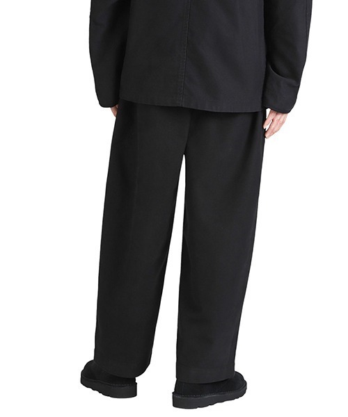 PORTER CLASSIC（ポータークラシック）の「Porter Classic / ポータークラシック：MOLESKIN GENE KELLY PANTS：PC-019-3540[COR]（スラックス・メンズ・ブラック・L）」の3枚目の写真