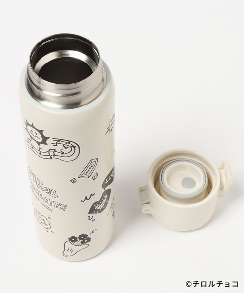 LEPSIM（レプシィム）の「【チロルチョコ×LEPSIM】ステンレスボトル　647429（グラス/マグカップ/タンブラー・レディース・ブラック/アイボリー・ONE SIZE）」の16枚目の写真