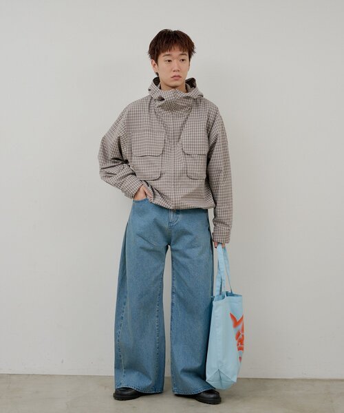 WHIMSIC（ウィムジック）の「【WHIMSIC】ライトウェイト クロスフィッシング ジャケット（ブルゾン・レディース・ブルー/ベージュ・FREE）」の4枚目の写真