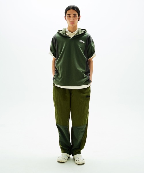FIRST DOWN(ファーストダウン)の「サーマル スリーブポロシャツ(ポロシャツ・メンズ・チャコールグレー/アイボリー・M/L/XL)」の17枚目の写真
