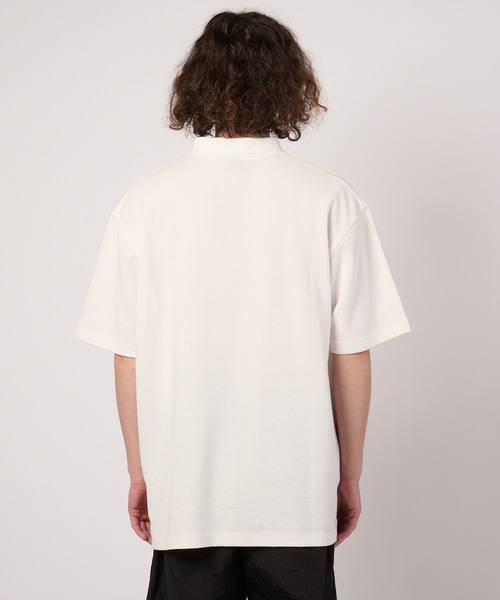FIRST DOWN(ファーストダウン)の「サーマル スリーブポロシャツ(ポロシャツ・メンズ・チャコールグレー/アイボリー・M/L/XL)」の14枚目の写真