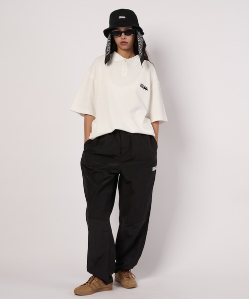 FIRST DOWN(ファーストダウン)の「サーマル スリーブポロシャツ(ポロシャツ・メンズ・チャコールグレー/アイボリー・M/L/XL)」の6枚目の写真