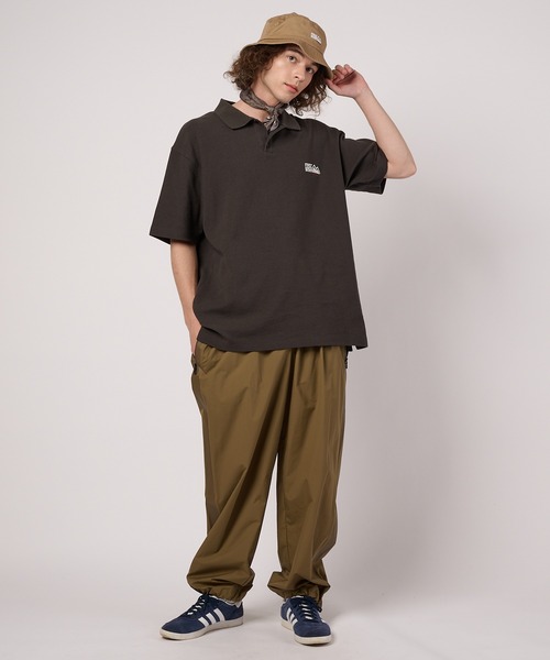FIRST DOWN(ファーストダウン)の「サーマル スリーブポロシャツ(ポロシャツ・メンズ・チャコールグレー/アイボリー・M/L/XL)」の8枚目の写真
